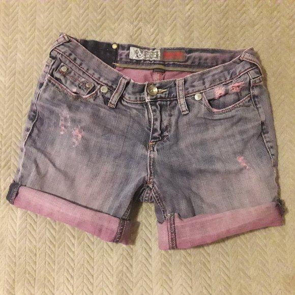 Premium Denim Mossimo Supply CO. Pink Shorts size: 5 - Picture 8 of 8